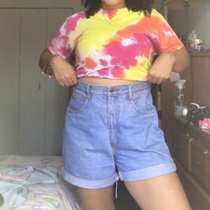 High Waisted Jean Shorts